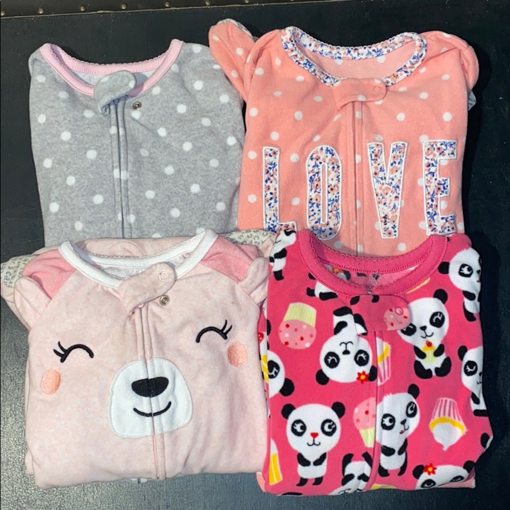 Carter’s ZIP-Up Pajamas size 2/3T Bundle